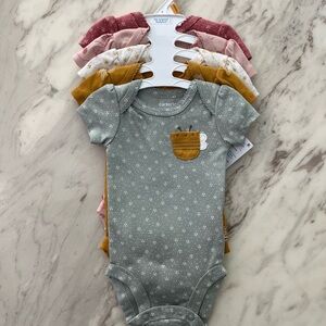 Carter's Floral Baby Bodysuits